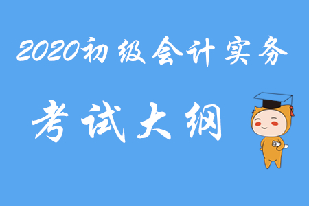 2020年初級會計職稱《初級會計實務(wù)》考試大綱第八章