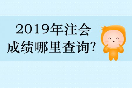 2019年注會(huì)成績哪里查詢？