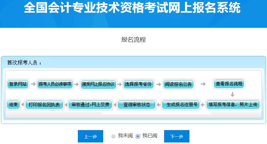 閱讀河南地區(qū)初級會計報名流程