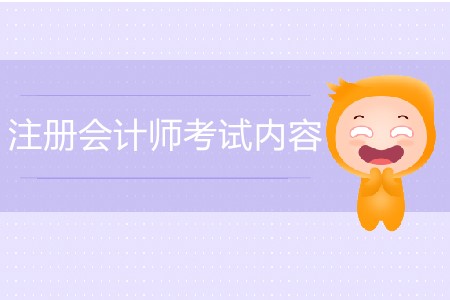 2020年注冊(cè)會(huì)計(jì)師考試內(nèi)容都有哪些？