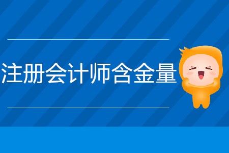 現(xiàn)在注冊(cè)會(huì)計(jì)師證的含金量有多高？