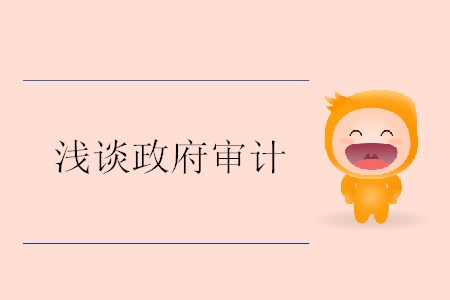 淺談政府審計