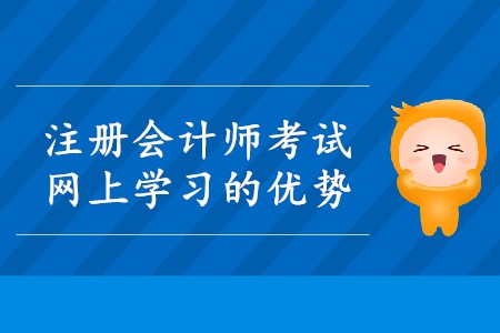 2020年注會考試網(wǎng)上學(xué)習(xí)的優(yōu)勢有哪些？