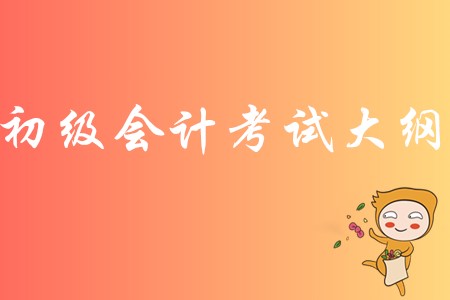 初級會計2020年考試大綱可以當教材用嗎?