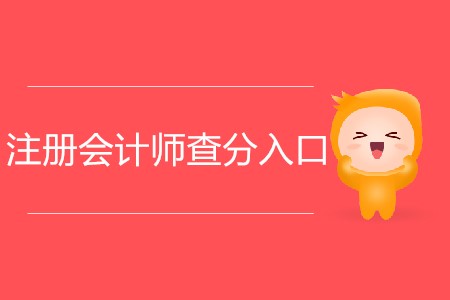 2019年注冊(cè)會(huì)計(jì)師考試分?jǐn)?shù)查詢通道如何進(jìn)入？