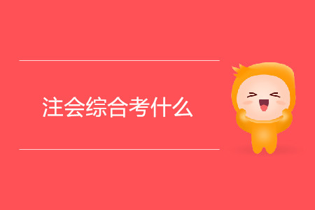 注會(huì)綜合考什么內(nèi)容你了解嗎？
