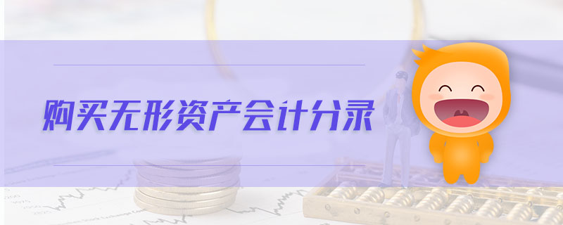 購(gòu)買無形資產(chǎn)會(huì)計(jì)分錄