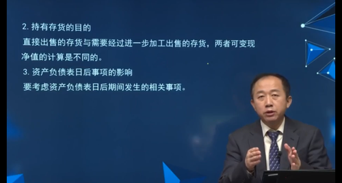 存貨的目的、資產(chǎn)負(fù)債表日后事項(xiàng)