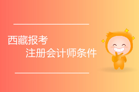 2020年西藏報考注冊會計師條件有哪些？