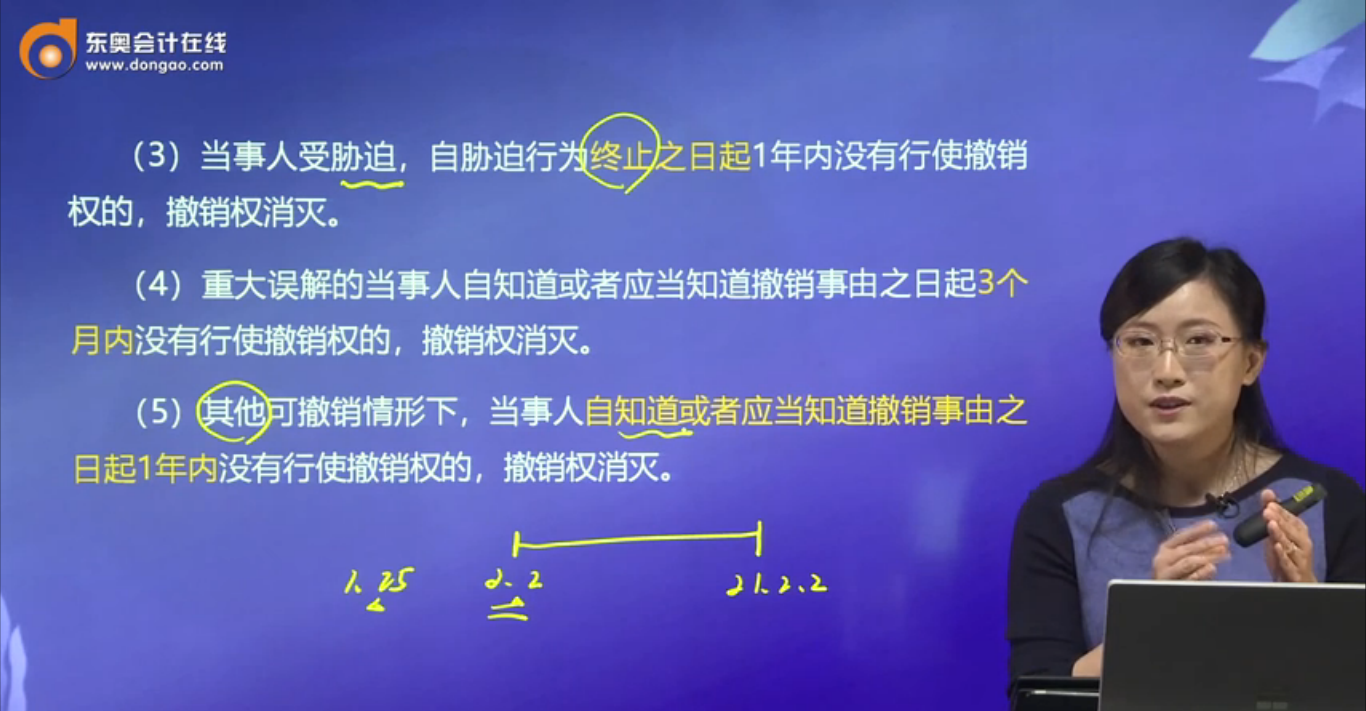 撤銷(xiāo)權(quán)的存續(xù)期間2