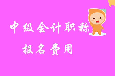 2020年中級會計職稱報名費用是多少？