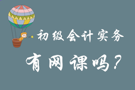 初級(jí)會(huì)計(jì)實(shí)務(wù)有網(wǎng)課嗎？