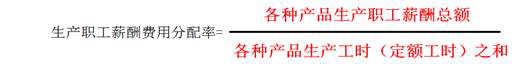 生產(chǎn)職工薪酬費(fèi)用分配率