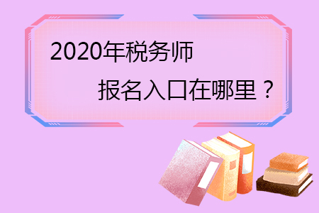 2020年稅務(wù)師報(bào)名入口在哪里？