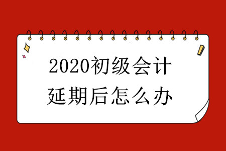 2020年初級(jí)會(huì)計(jì)師考試推遲后該怎么辦？