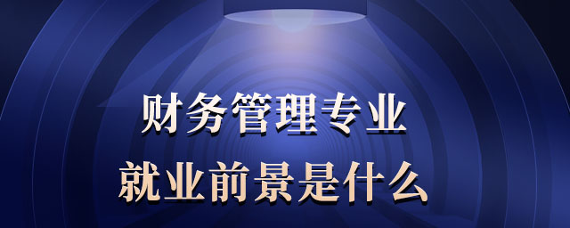 財(cái)務(wù)管理專業(yè)就業(yè)前景是什么