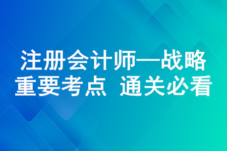 公司的使命_2020年注冊會計師《戰(zhàn)略》重要知識點(diǎn)