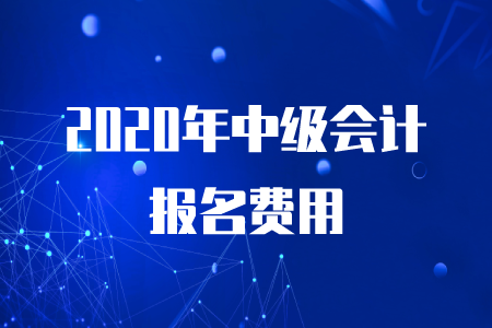 2020年中級(jí)會(huì)計(jì)報(bào)名費(fèi)用需要多少錢？