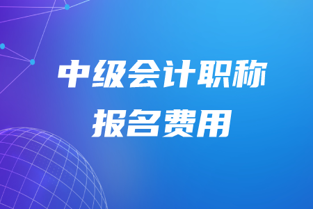 陜西中級會計(jì)師報(bào)名費(fèi)2020年是多少錢？