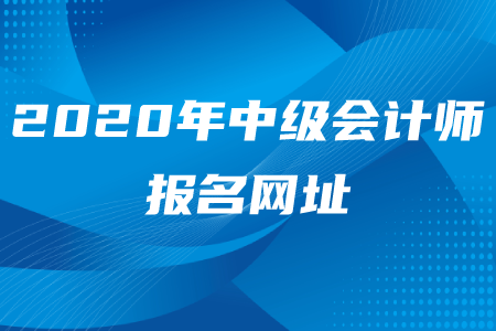2020年中級(jí)會(huì)計(jì)師報(bào)名網(wǎng)站叫什么？