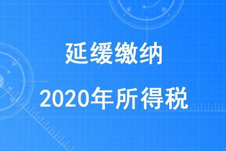 稅務(wù)師考生注意！部分企業(yè)和個體工商戶可延緩繳納2020年所得稅