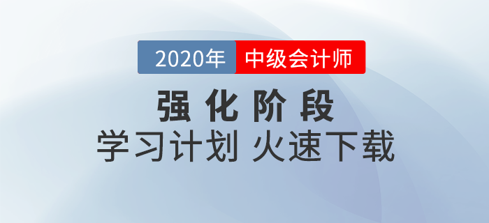 2020年中級經(jīng)濟(jì)法強(qiáng)化階段學(xué)習(xí)計(jì)劃！鞏固提分看這里！