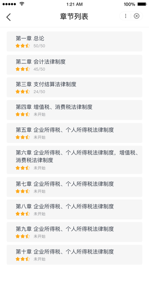 章節(jié)列表