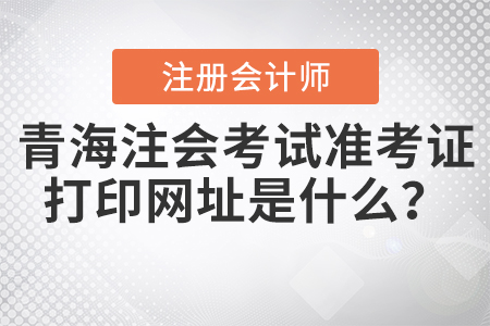 2020年青海注冊會計師考試準(zhǔn)考證打印網(wǎng)址是什么？