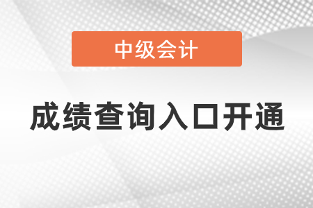 安徽2020年中級會計成績查詢?nèi)肟谝验_通，點(diǎn)擊查分