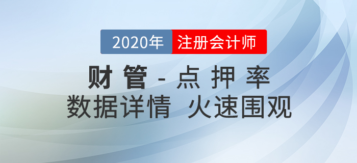 2020年注會(huì)《財(cái)管》東奧名師點(diǎn)押詳情速覽！