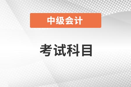 2021陜西中級(jí)會(huì)計(jì)考試科目都有什么？
