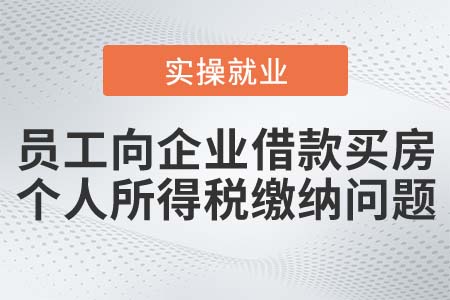 員工向企業(yè)借款買房是否需要繳納個人所得稅？