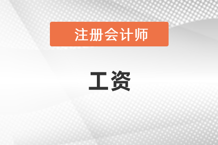 注冊會計師工資有多少？