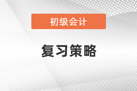 2021年初級會計復習策略