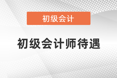初級會計師待遇怎么樣？