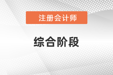 注冊會(huì)計(jì)師綜合階段試卷一和試卷二考試內(nèi)容