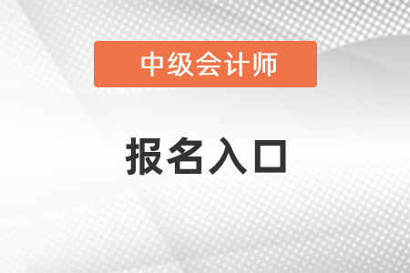2021年浙江省嘉興中級會計(jì)師考試報(bào)名入口