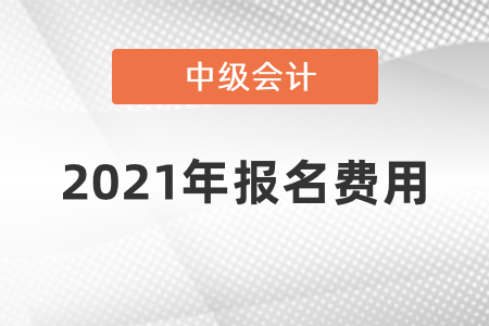 中級會計(jì)師2021年報(bào)名費(fèi)用