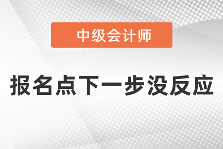 中級會計報名點下一步?jīng)]反應(yīng)