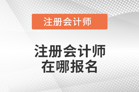 廣西自治區(qū)柳州注冊(cè)會(huì)計(jì)師在哪報(bào)名