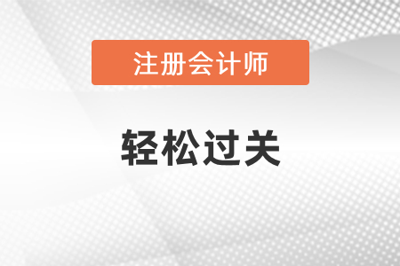 2021年注會輕松過關(guān)圖書