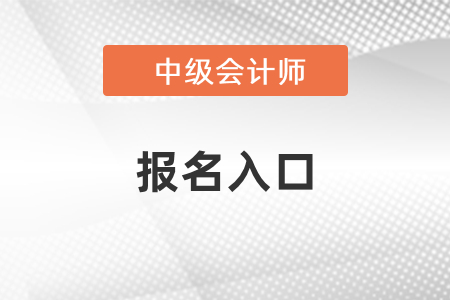 上海市寶山區(qū)中級(jí)會(huì)計(jì)師2021年報(bào)名入口