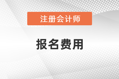 2021年江蘇省cpa報名費用是多少？