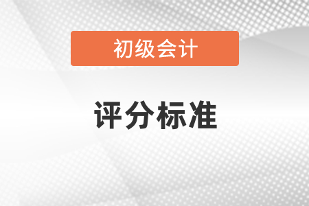 2021年初級會計考試評分標準公布了嗎？