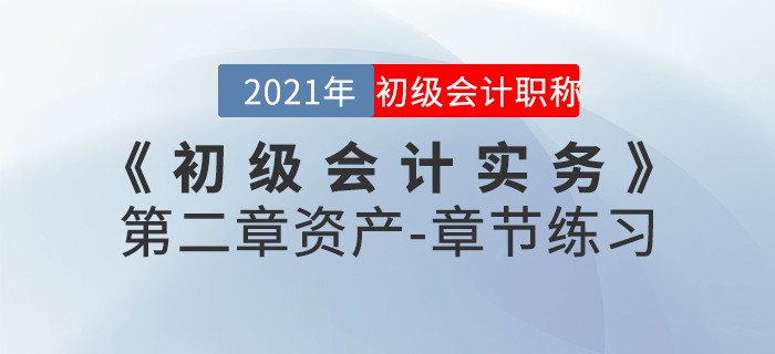 2021年《初級(jí)會(huì)計(jì)實(shí)務(wù)》第二章資產(chǎn)-章節(jié)練習(xí)