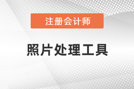 注冊會計(jì)師照片處理工具