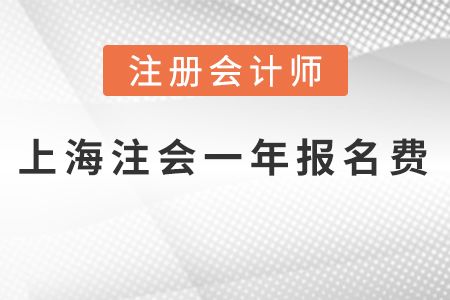 上海2021年注會(huì)一科報(bào)名費(fèi)多少錢？