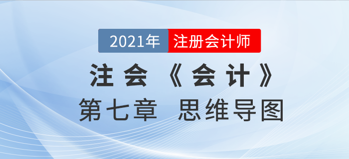 2021年CPA《會計(jì)》第七章思維導(dǎo)圖