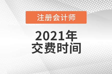 遼寧注冊(cè)會(huì)計(jì)師2021年考試交費(fèi)時(shí)間你知道嗎