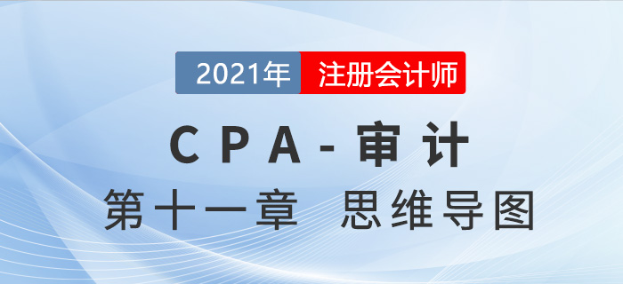 2021年注會(huì)審計(jì)第十一章思維導(dǎo)圖